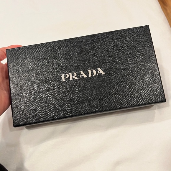 Prada Large Saffiano Leather Zip-Around Wallet | Petal Pink - Picture 14 of 14